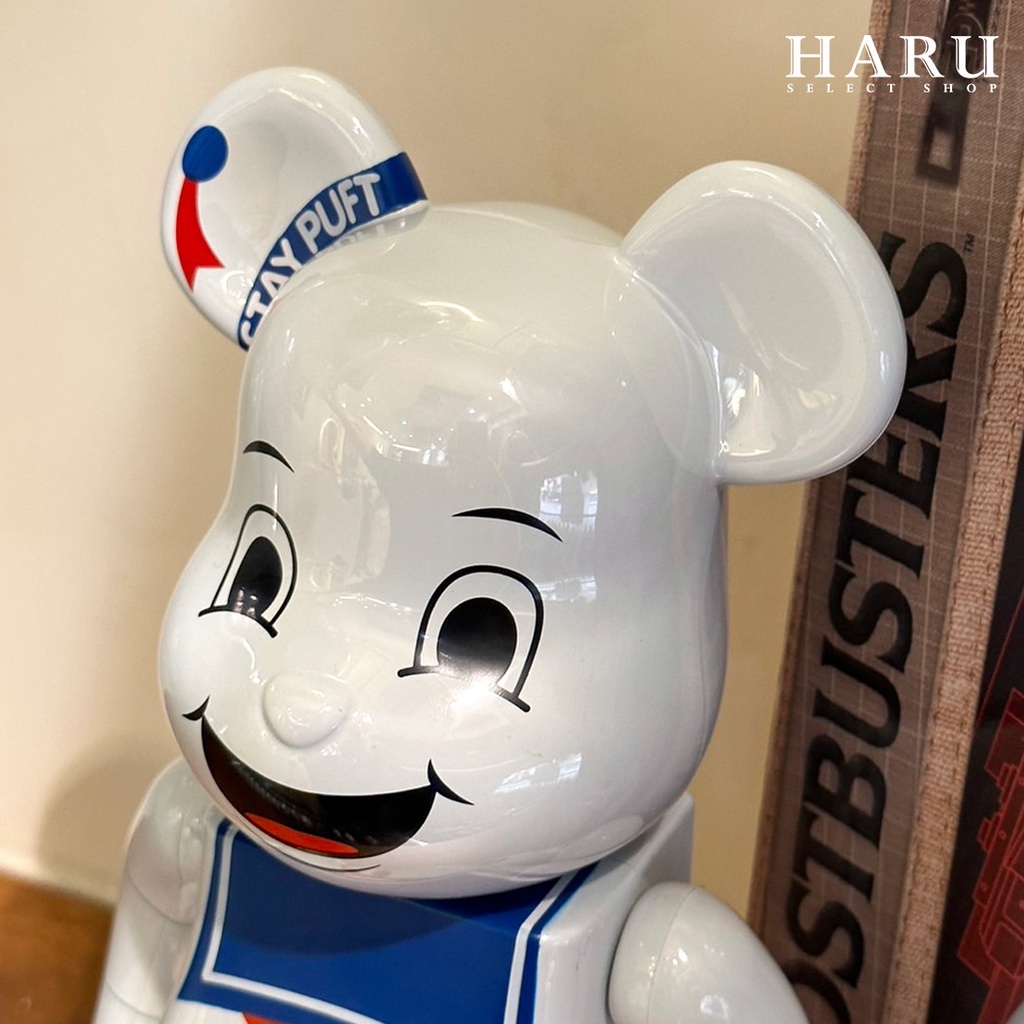 現貨BE@RBRICK STAY PUFT MARSHMALLOW MAN WHITE CHROME Ver. 1000 