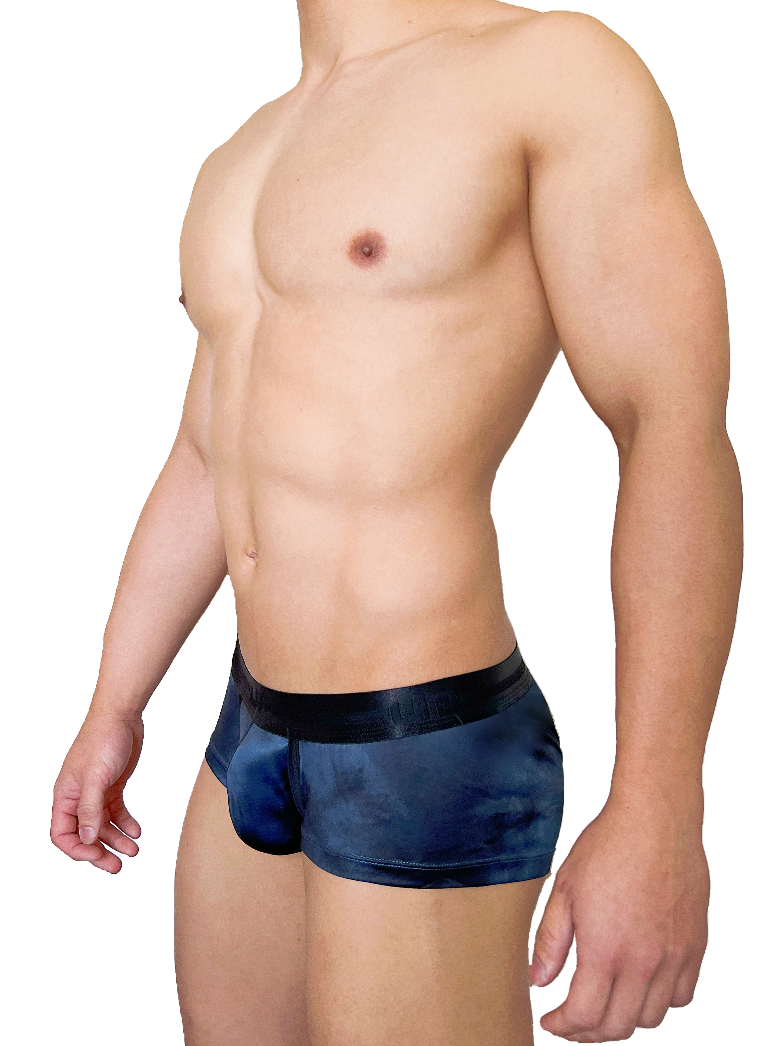 Indigo 低腰四角內褲 靛藍染色