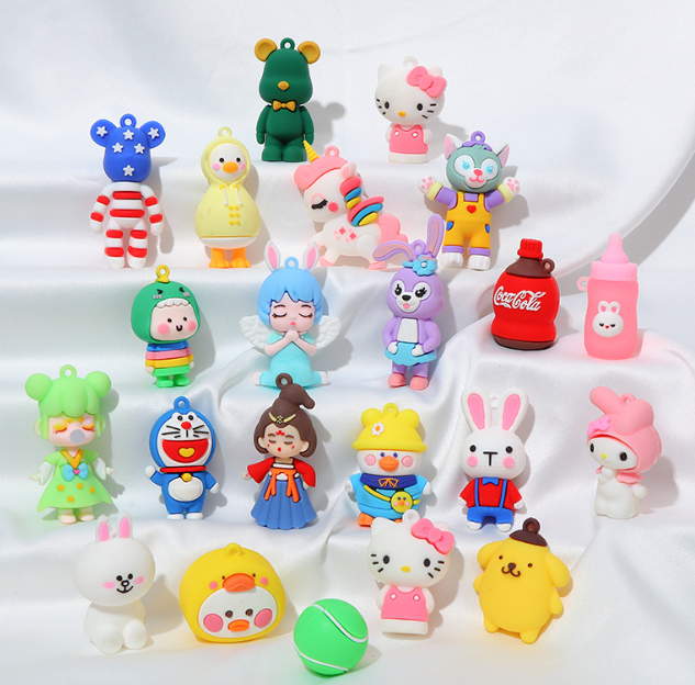 卡通立体公仔饰品手工制作 DIY奶油胶配件（单卖）