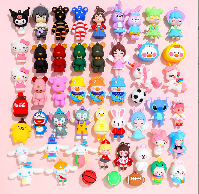 卡通立体公仔饰品手工制作 DIY奶油胶配件（单卖）