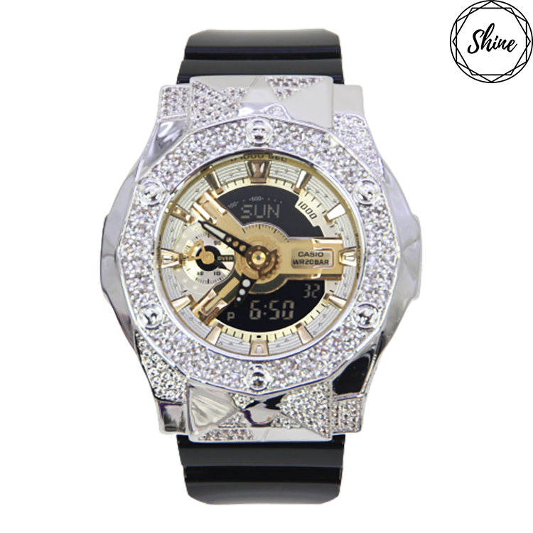 銀色 Mini-G 改裝手錶 GMA-S110GB-1A - 尋星