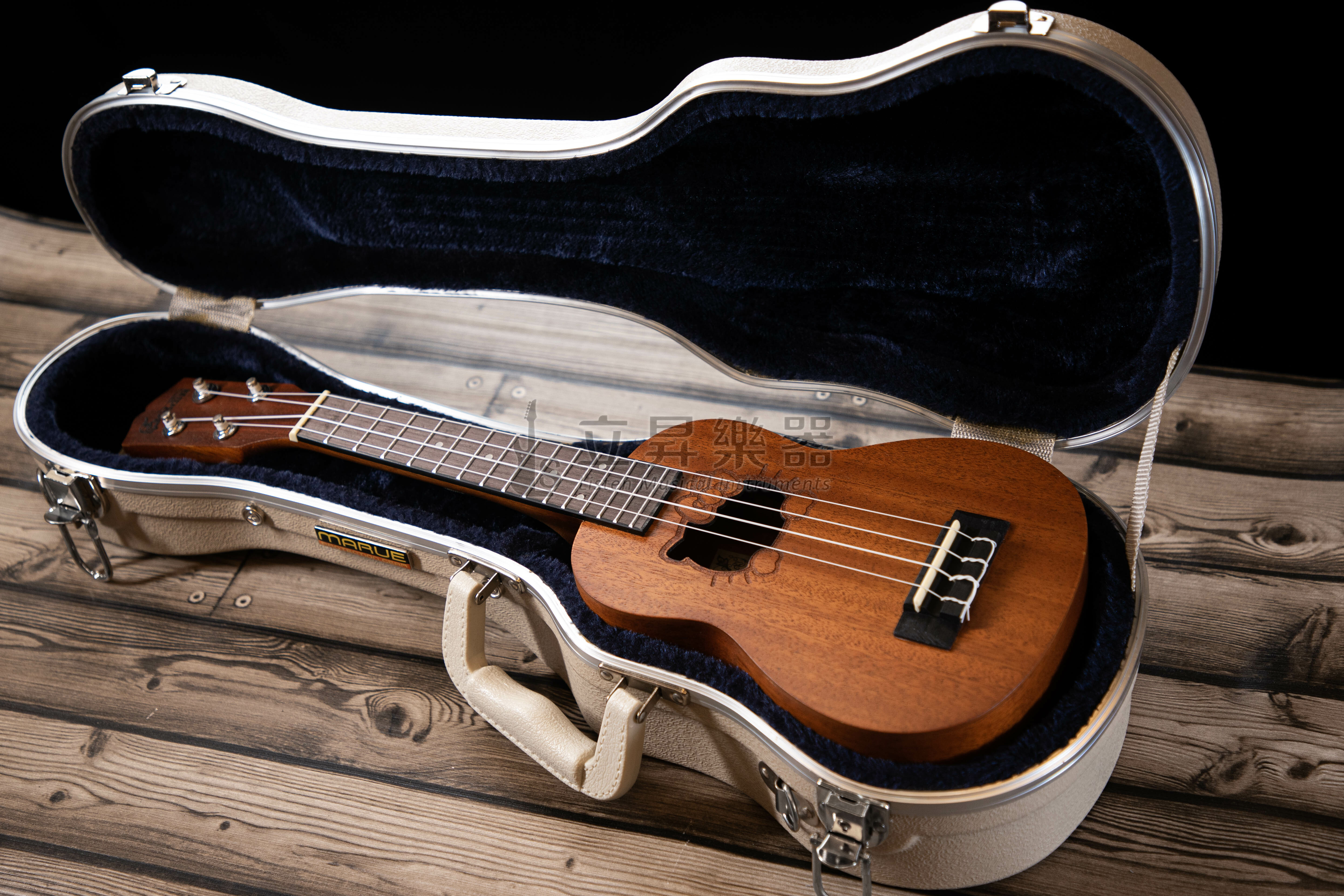 MARUE MARUE ABS Case 21吋 鋁框 烏克麗麗硬盒 米白色 第 3 張圖片｜三峽烏克麗麗