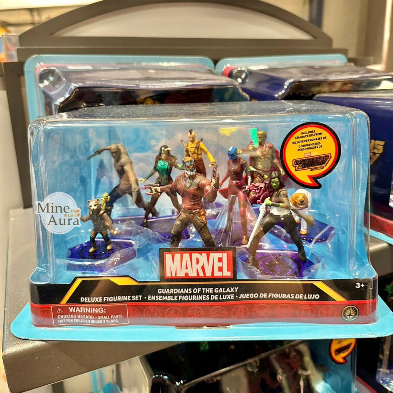 星際異攻隊 角色大集合 公仔組 擺飾品 漫威 Marvel -香港迪士尼樂園