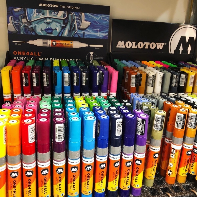 德國 Molotow one4all TWIN 壓克力麥克筆 雙頭 50色