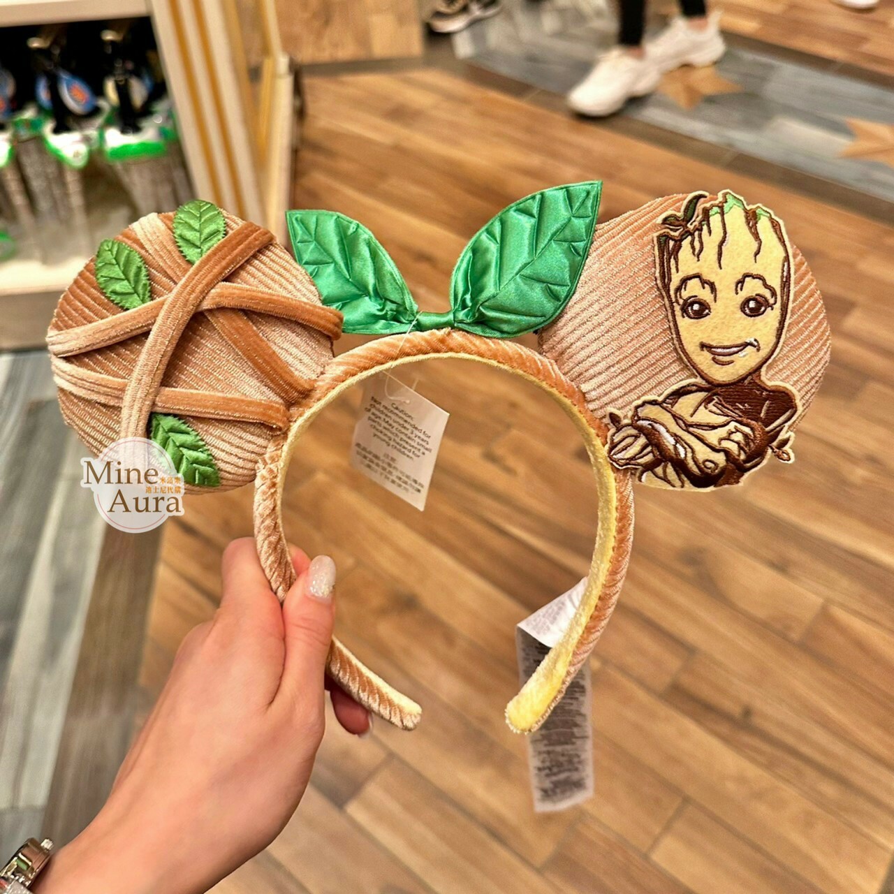 格魯特 Groot 米奇耳朵造型 髮圈 髮箍 漫威 Marvel -香港迪士尼樂園