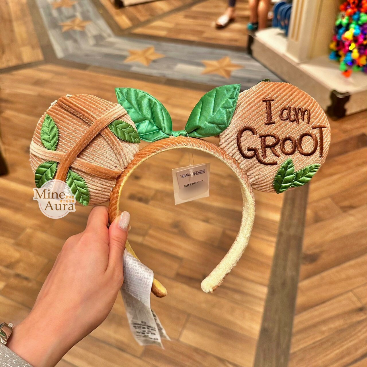 格魯特 Groot 米奇耳朵造型 髮圈 髮箍 漫威 Marvel -香港迪士尼樂園