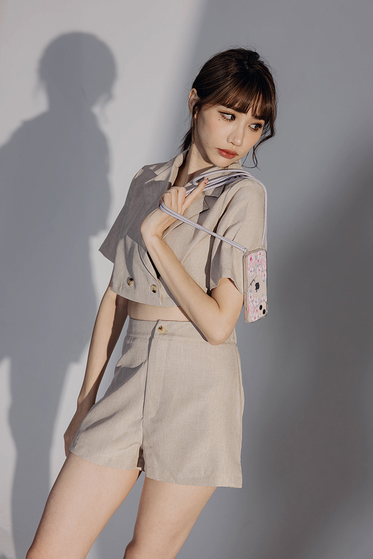 初戀櫻花 - (客製化) iPhone背帶掛繩手機殼