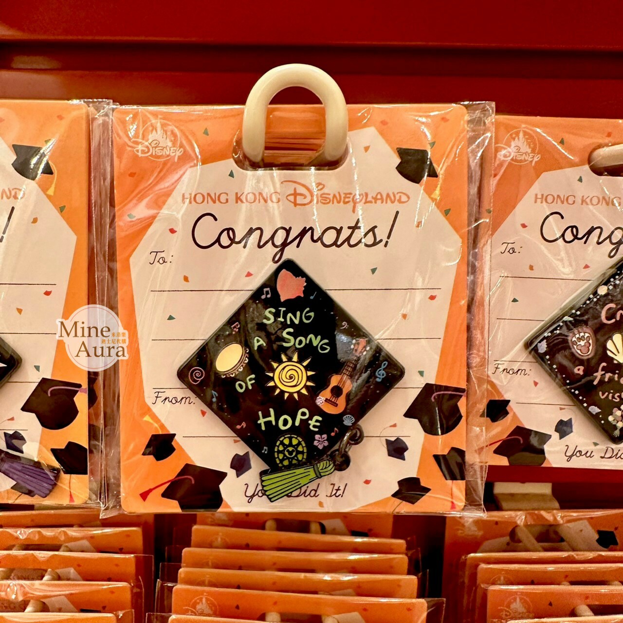 奧樂米拉 海龜 OluMel 畢業 學士帽 造型 徽章 PIN -香港迪士尼樂園