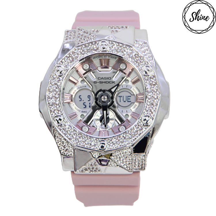 銀色 Mini-G 改裝手錶 GMA-S120NP-4A - 尋星