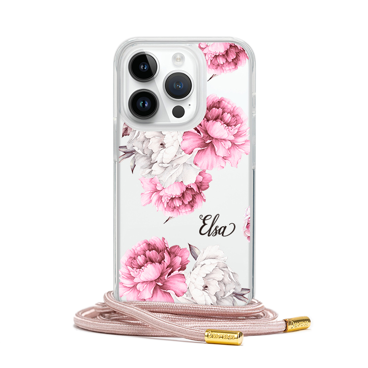 溫柔女孩 - (客製化) iPhone背帶掛繩手機殼