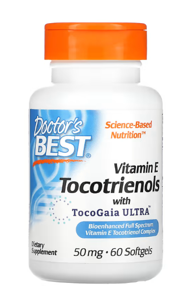 [現貨] EVNol SupraBio™ 生育三烯酚 60粒 Doctor's Best Tocotrienols