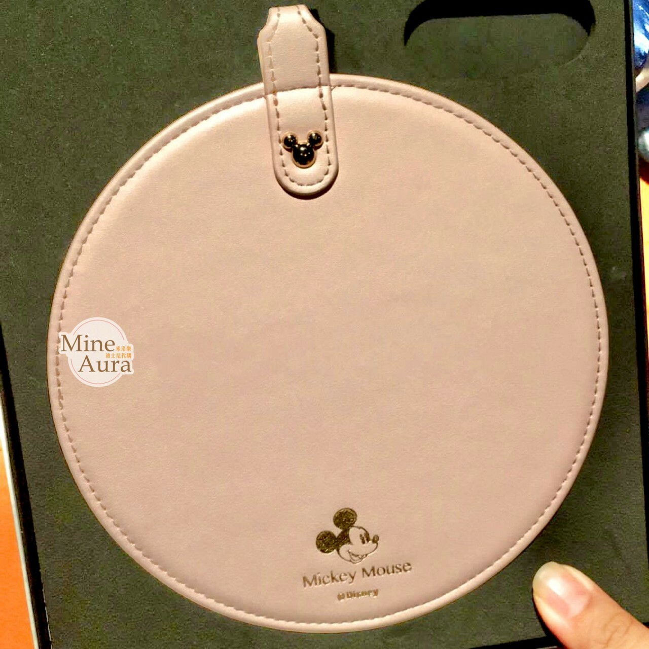 米奇 Mickey 皮革 滑鼠墊 -香港迪士尼樂園