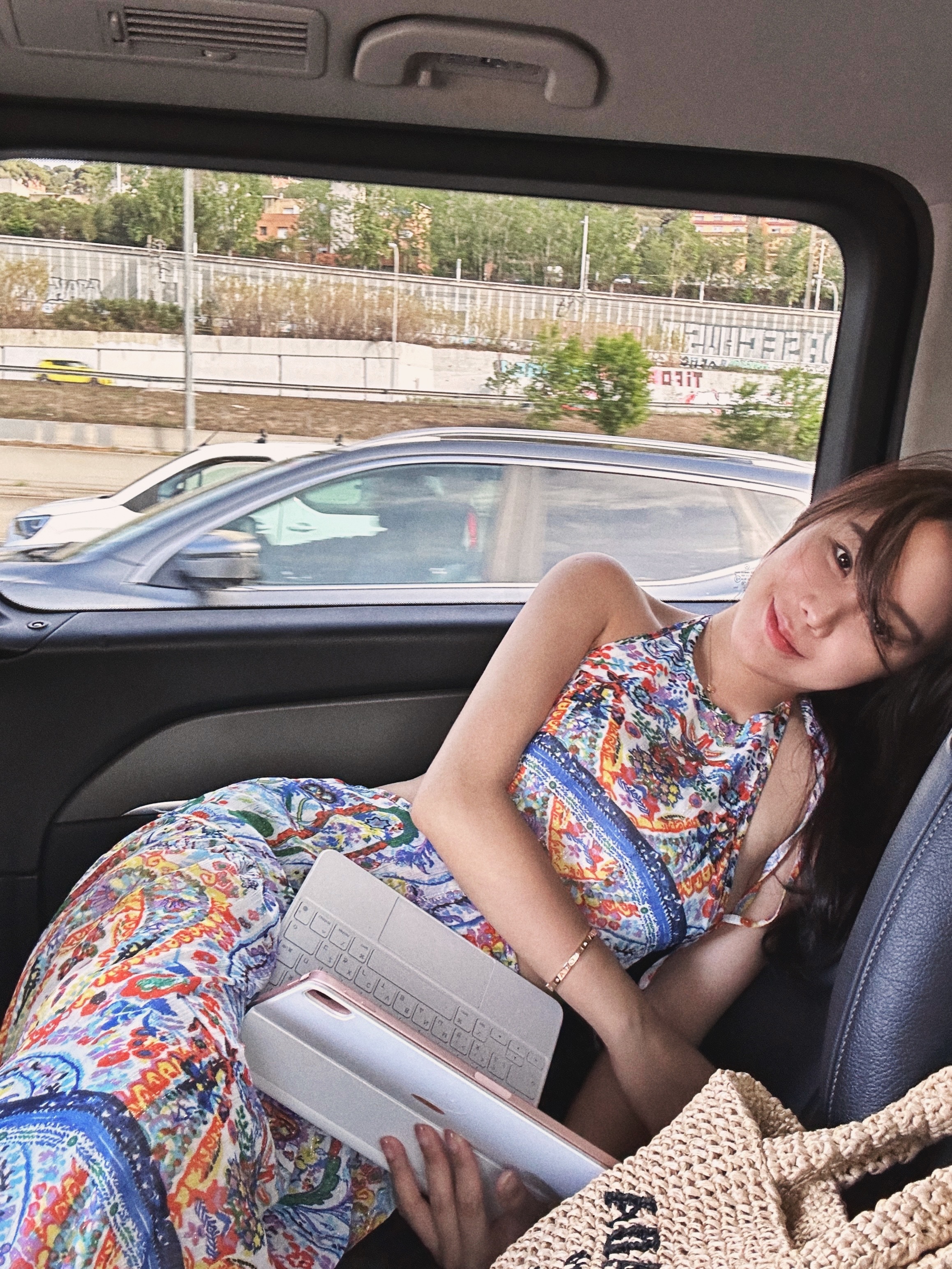 Paisley 佩斯利 綁帶露背度假長洋裝