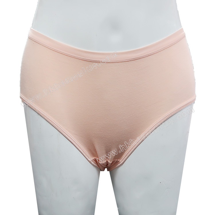 4條裝 女裝中腰素色內褲
