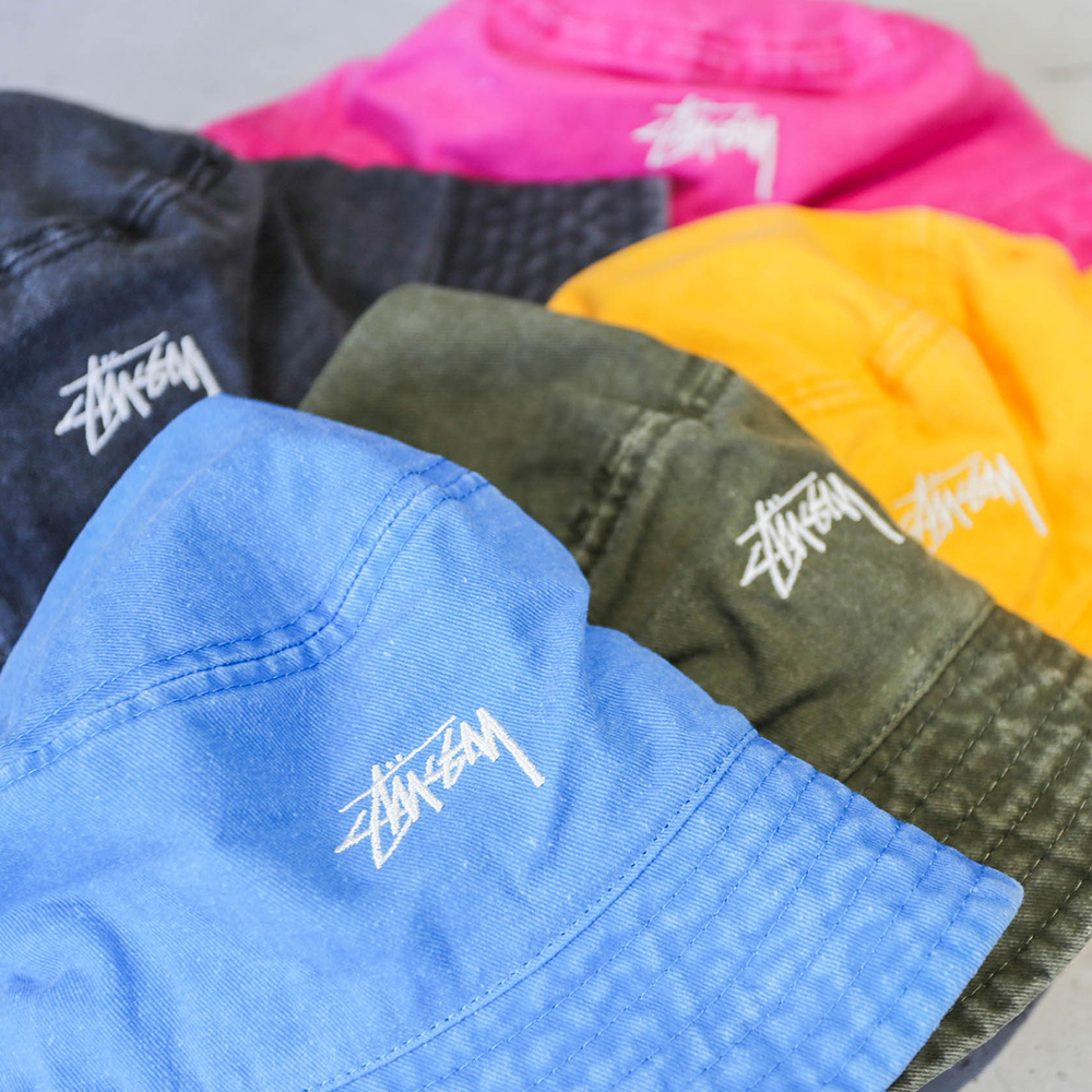 【車庫服飾】Stussy 23SP WASHED STOCK BUCKET HAT