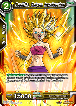 DB2-100 Caulifla, Saiyan Invalidation