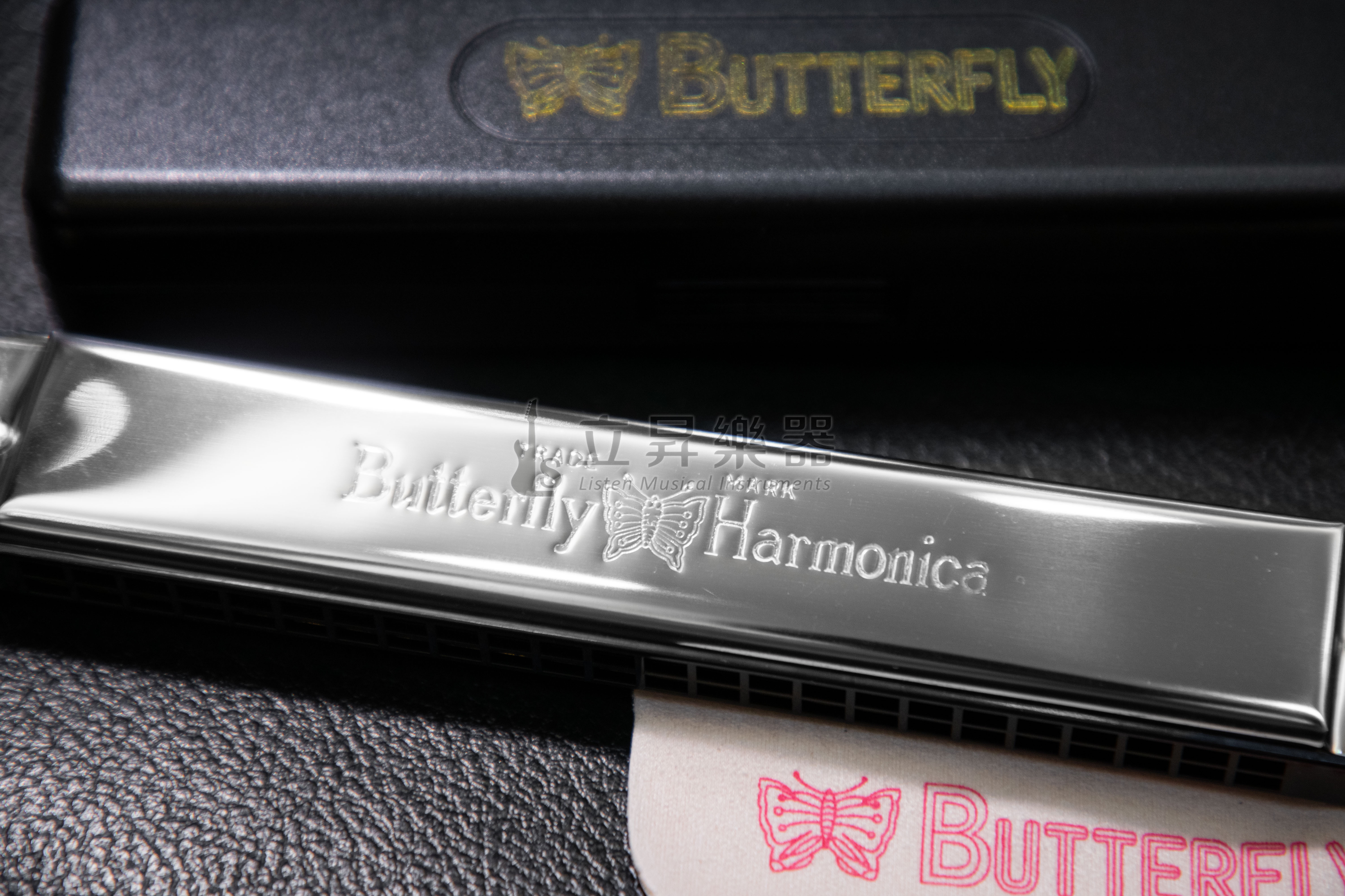BUTTERFLY HARMONICA 蝴蝶牌口琴 24孔C調 A調 複音口琴 新ABS包裝盒 SH-B24C / SH-B24A