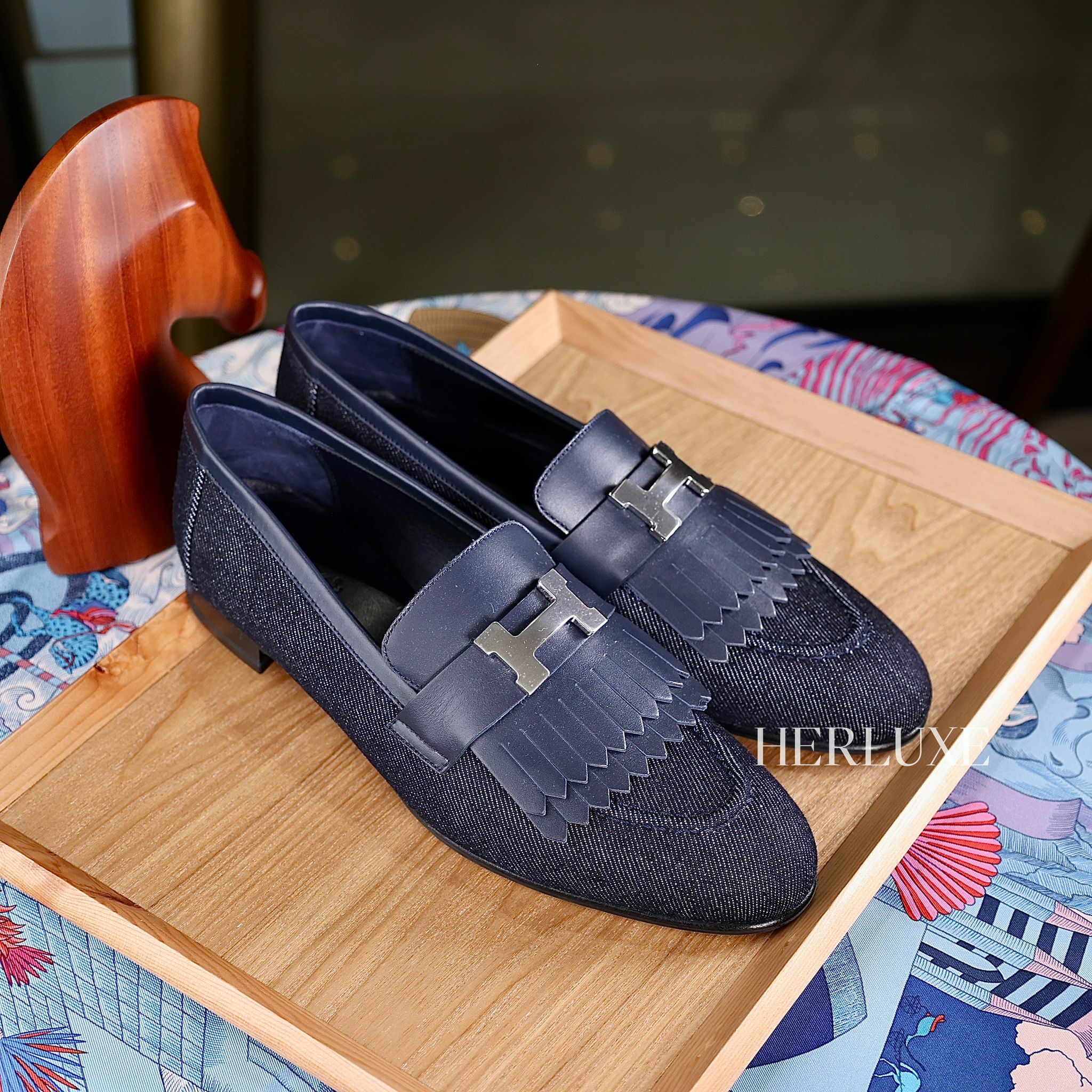 Royal loafer bleu brut / marine ck （可預訂鞋碼）