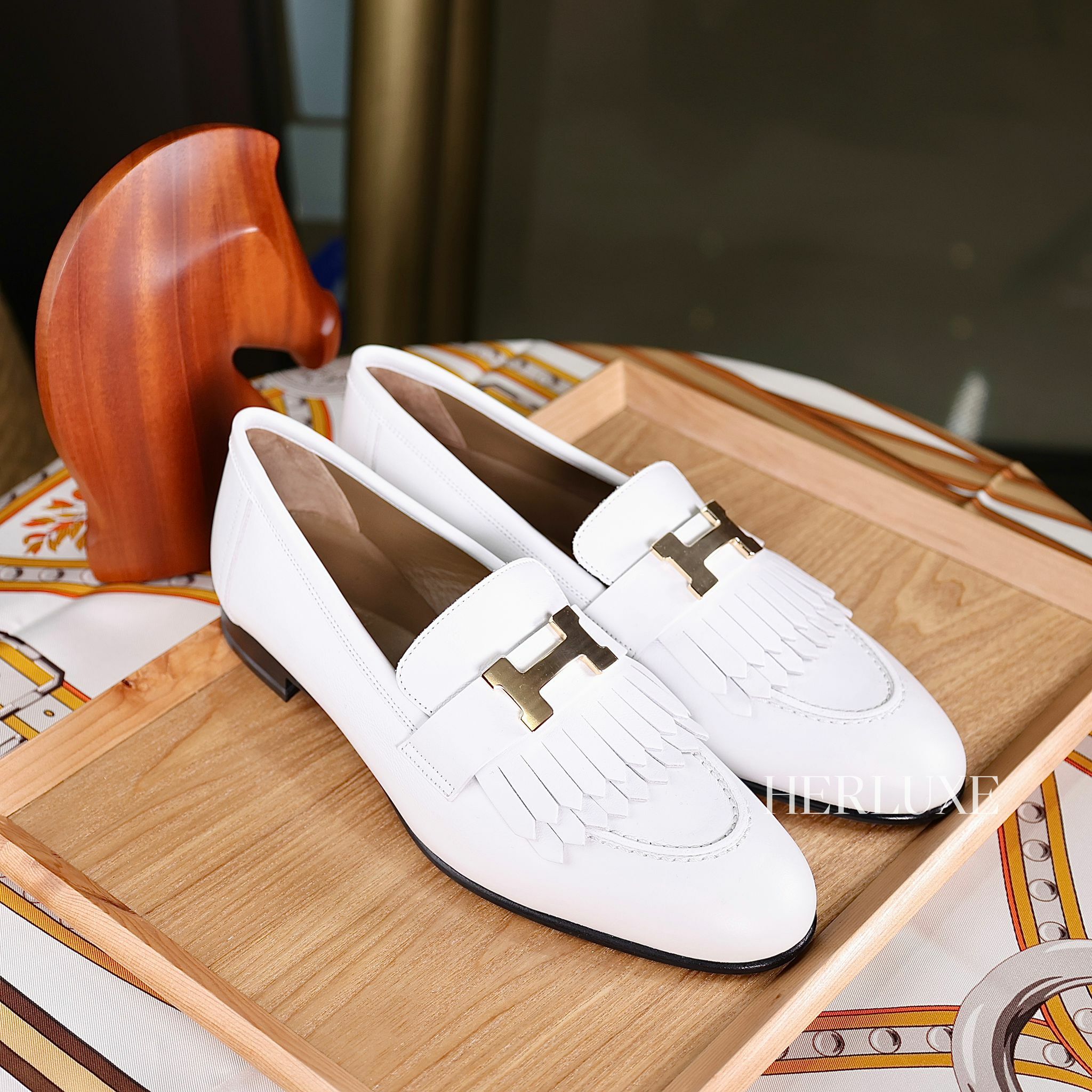 Royal loafer 01 blanc CP (  (可預訂鞋碼)