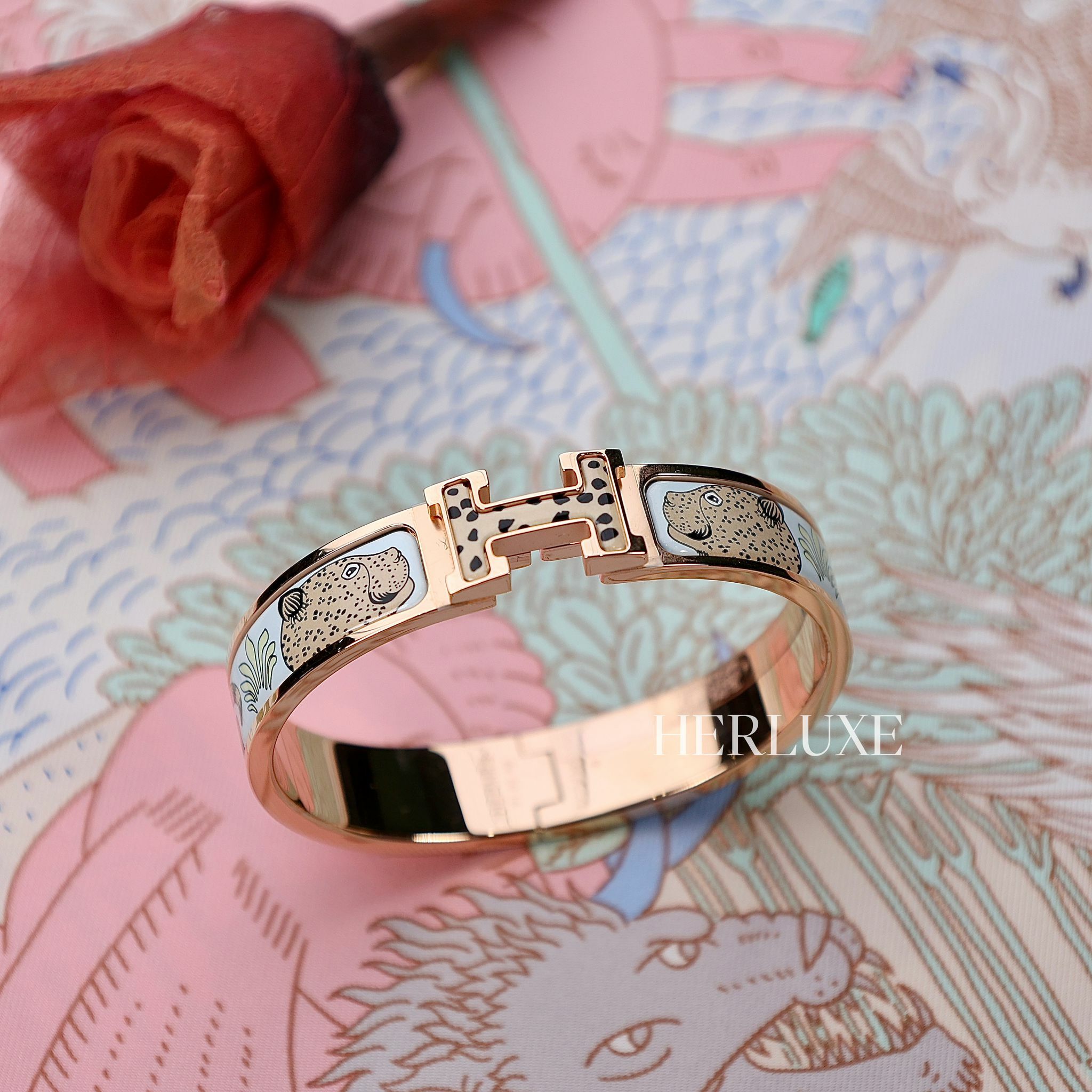 Clic H Les Leopards bracelet CD PM