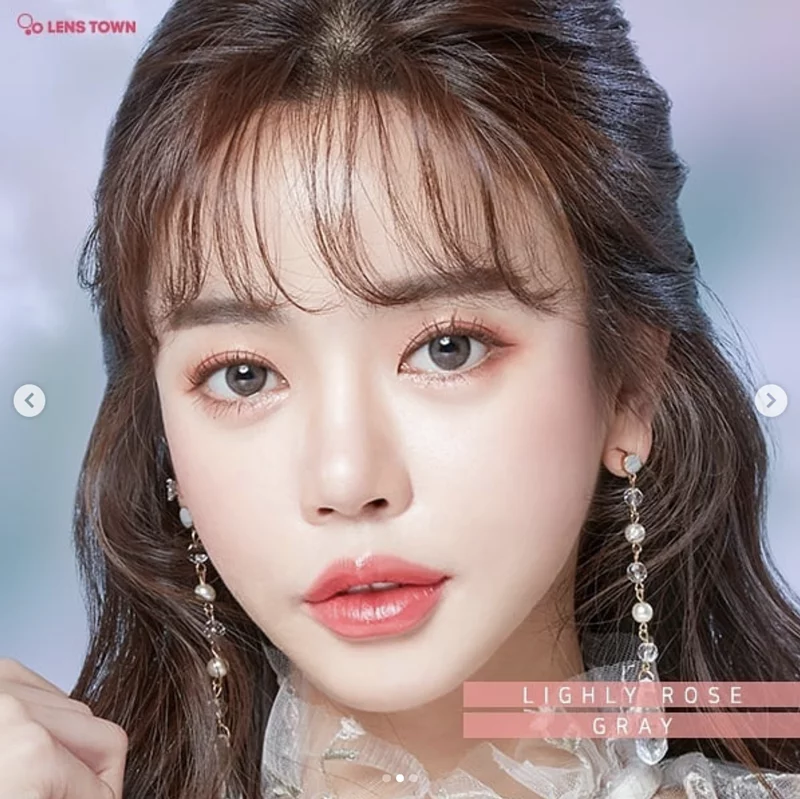 [日拋]Lenstown Lightly Rose 1 Day Gray 彩妝隱形眼鏡｜每盒30片