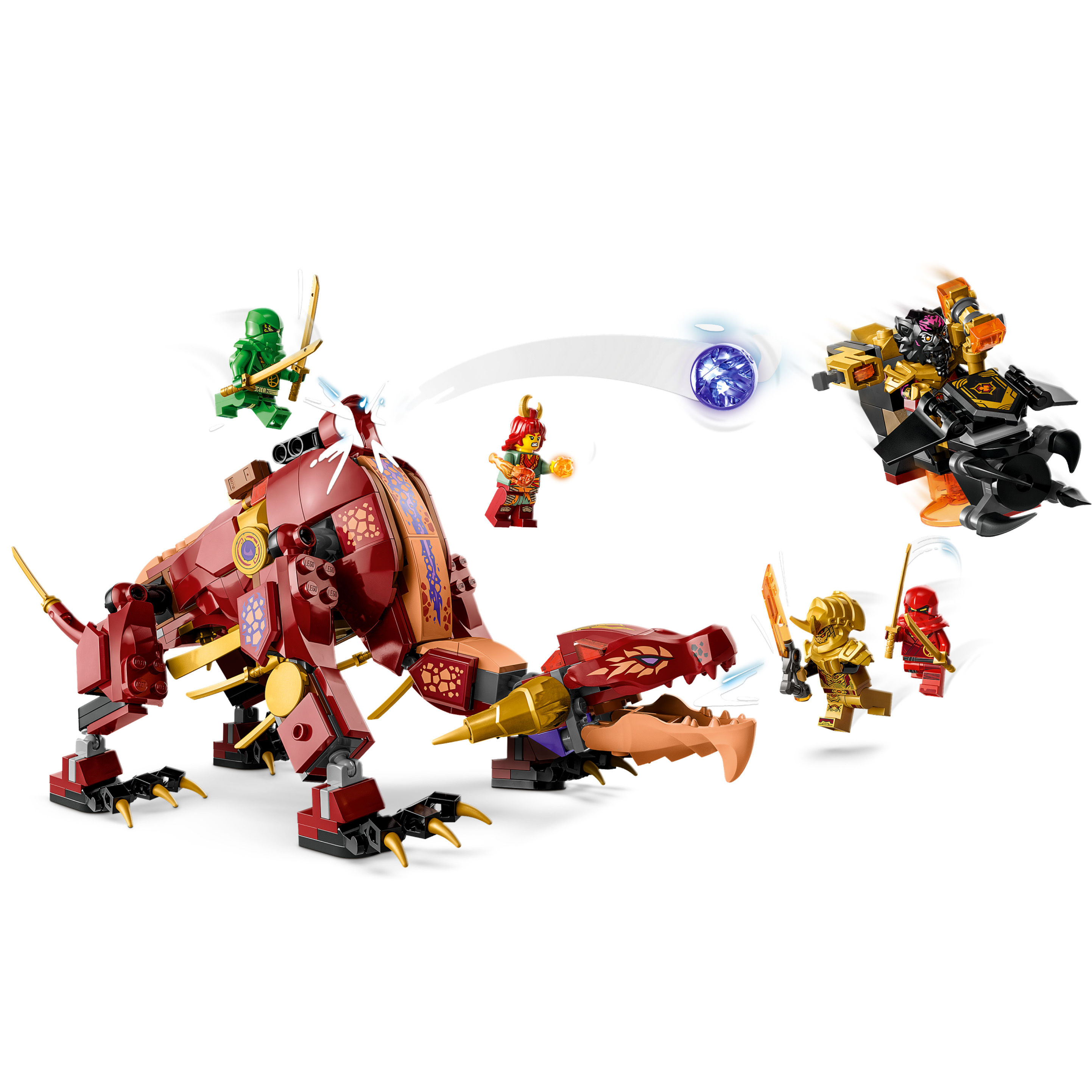 成形機 Dragón de Lava Transformable de Heatwave 71793 | NINJAGO