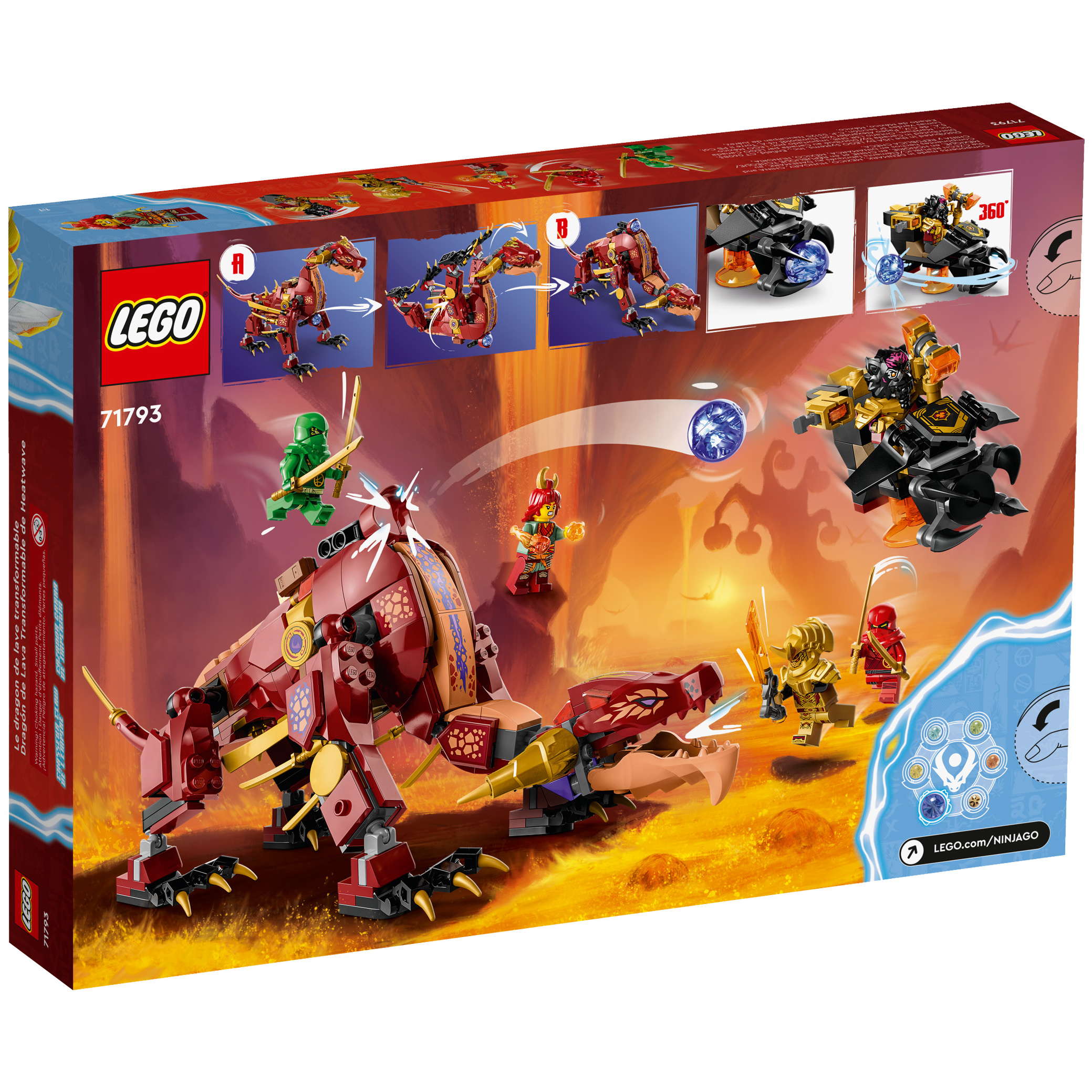 LEGO 71793 變形熔岩龍旋風忍者®系列