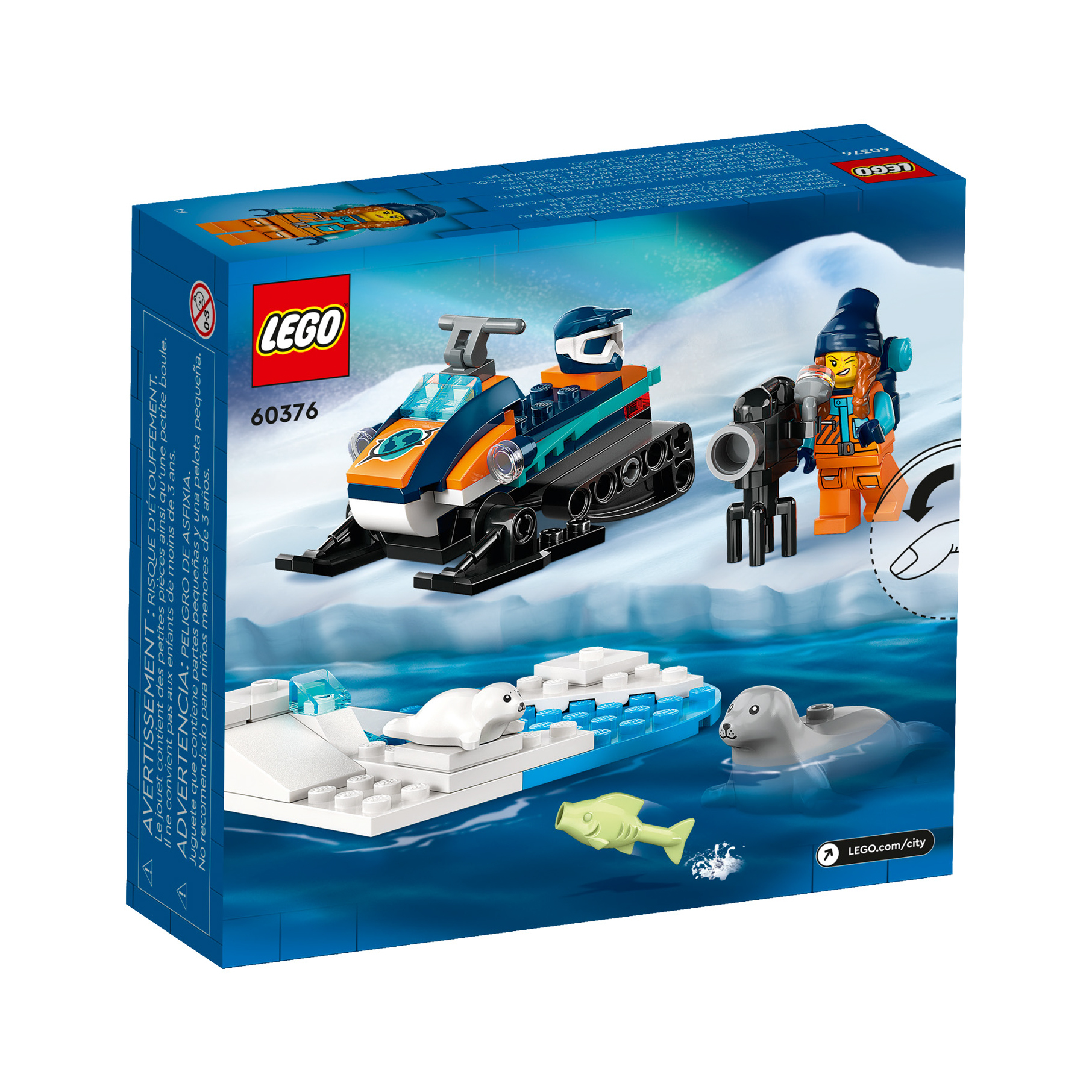 LEGO 60376 北極探險家雪上摩托車樂高® 城市系列