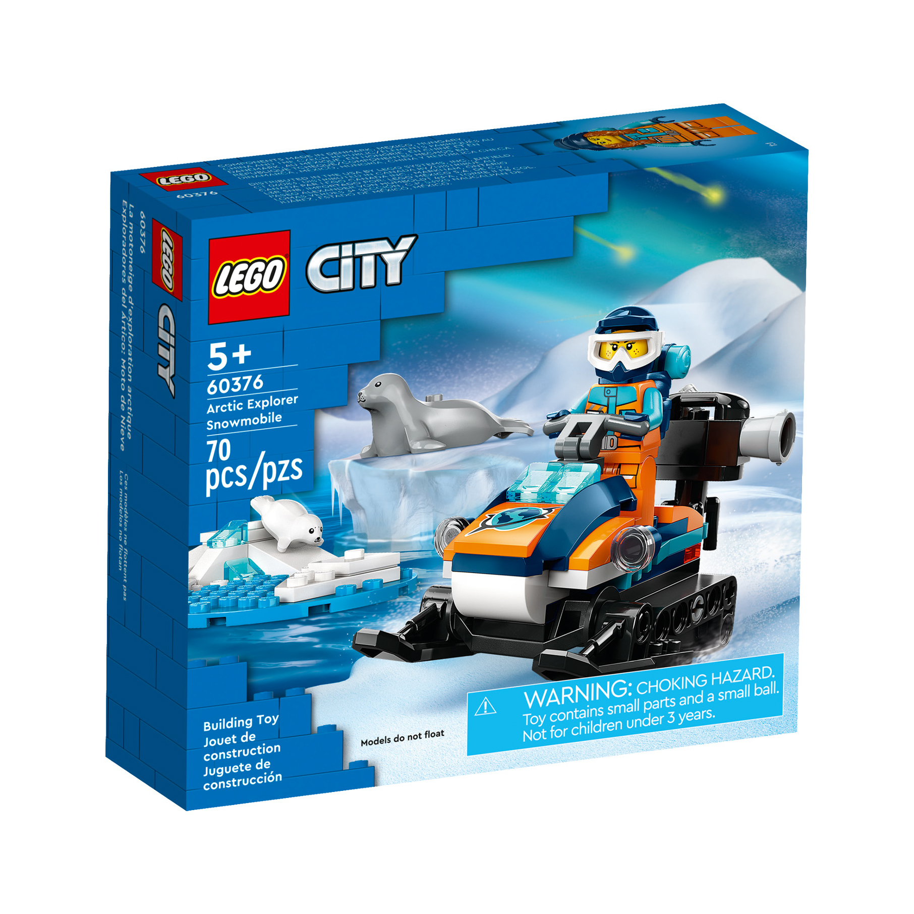 LEGO 60376 北極探險家雪上摩托車樂高® 城市系列