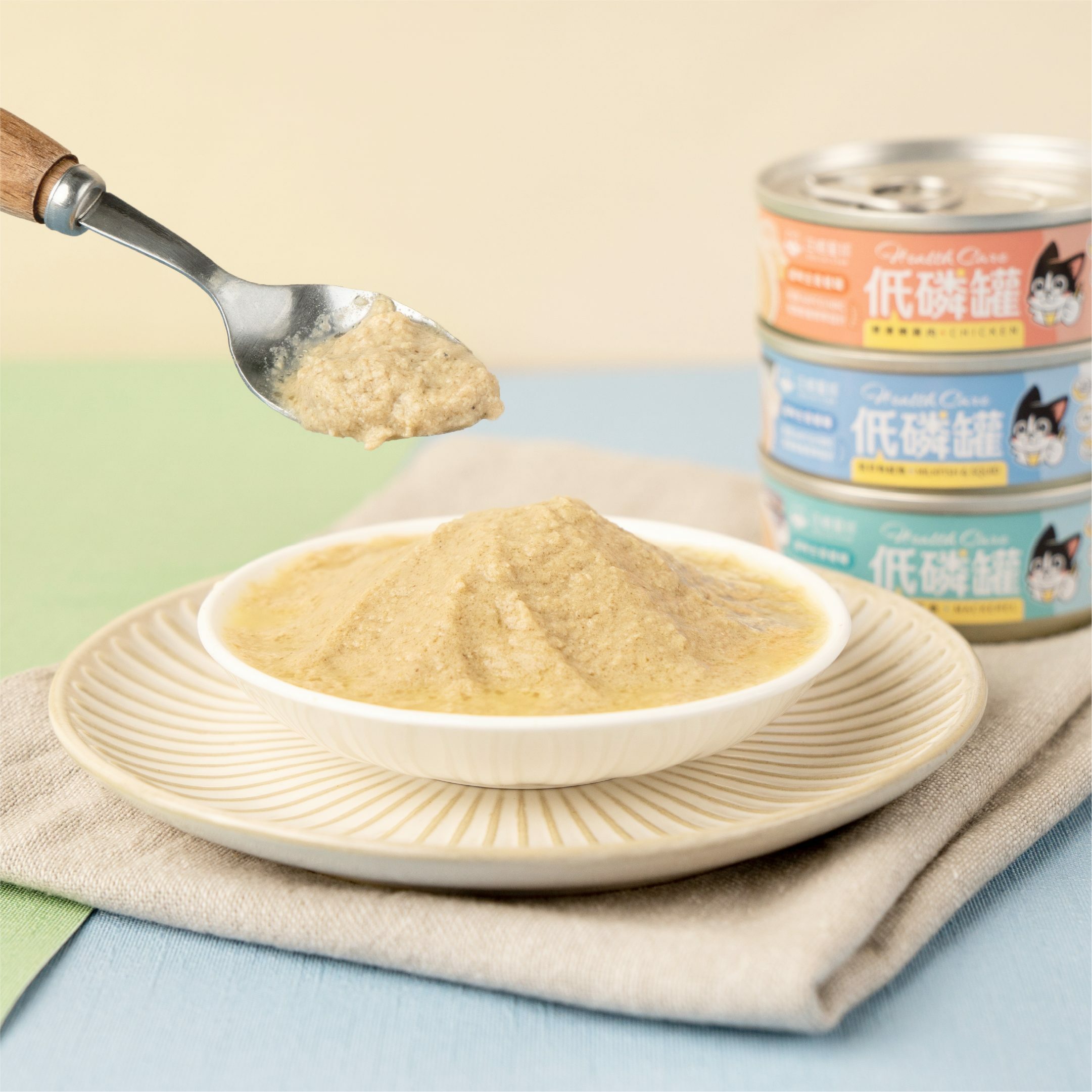 台灣【汪喵星球】貓咪低磷低蛋白主食罐 80g - 虱目魚魷魚