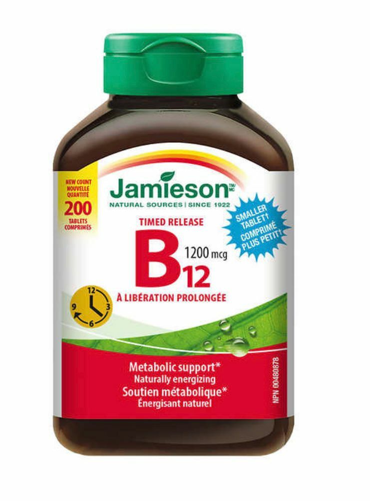 Jamieson B12 1200mcg 200粒 CC106