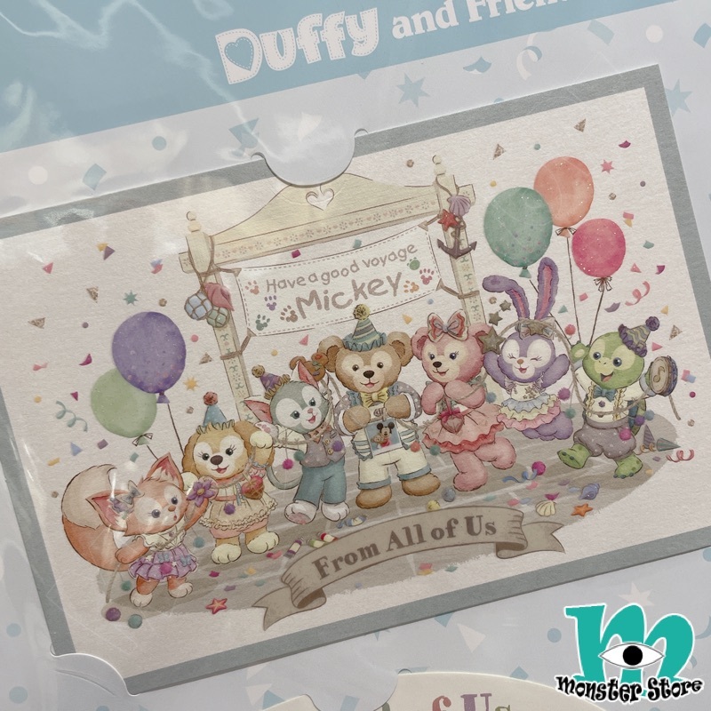 Duffy Shellimay Gelatoni Stellalou Cookieann Olumei Linabell明信片連貼紙