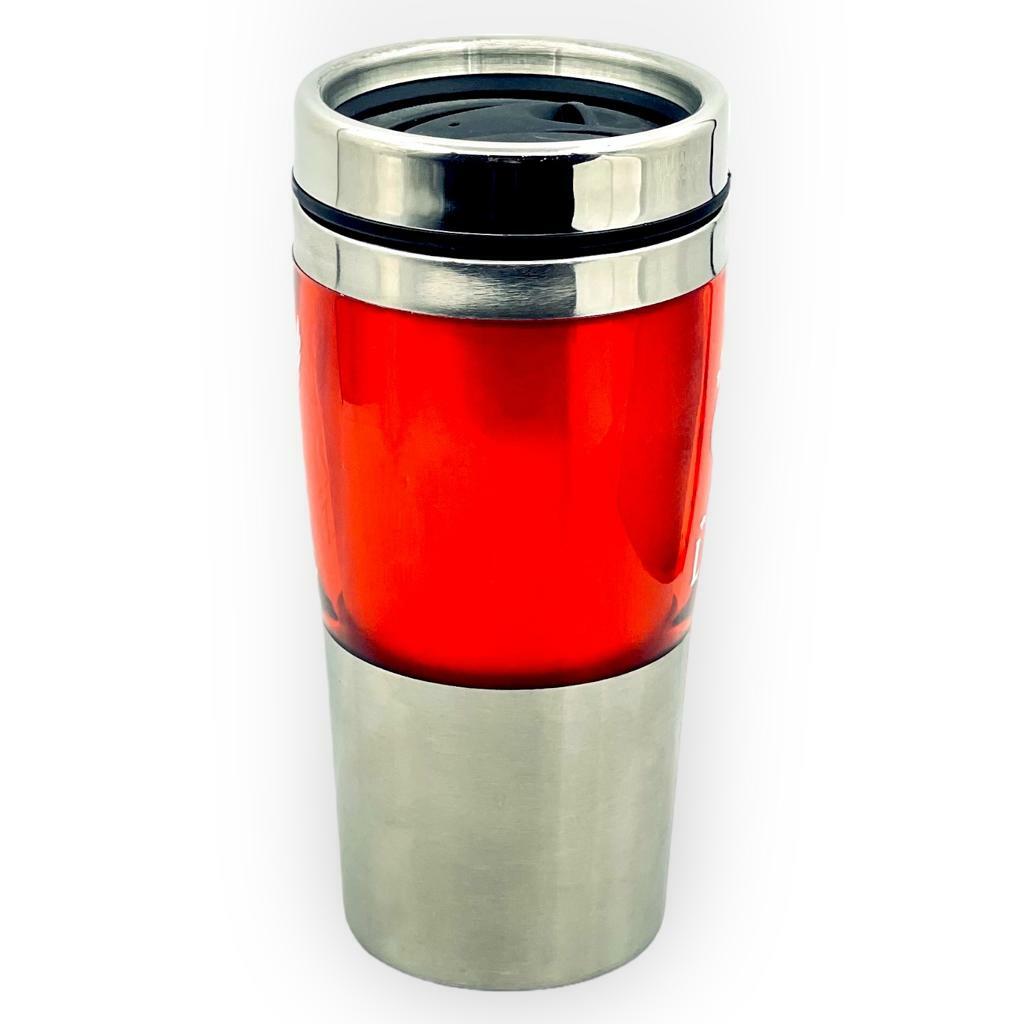 利物浦紅銀金屬無柄會徽咖啡杯