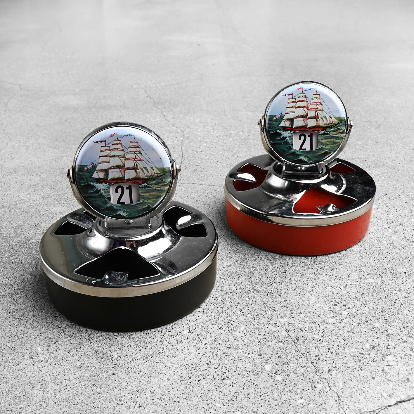 Vintage 翻頁萬年曆置物盒