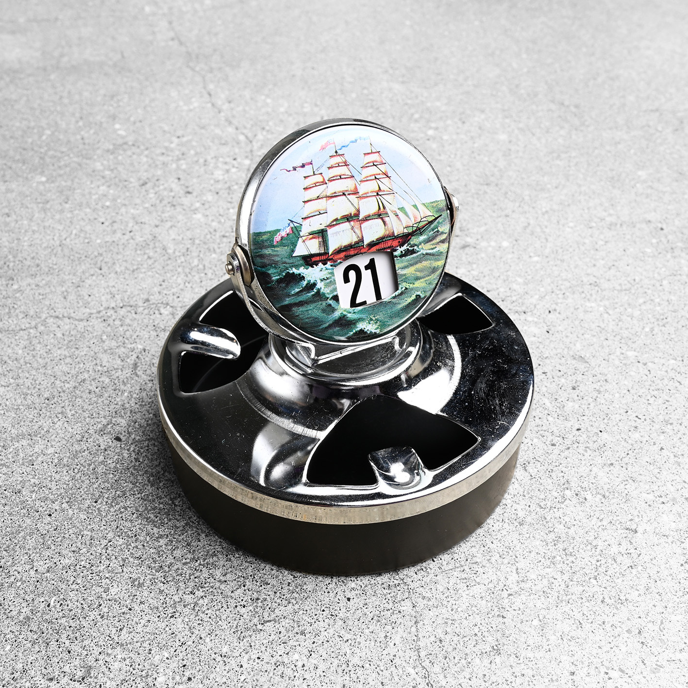 Vintage 翻頁萬年曆置物盒