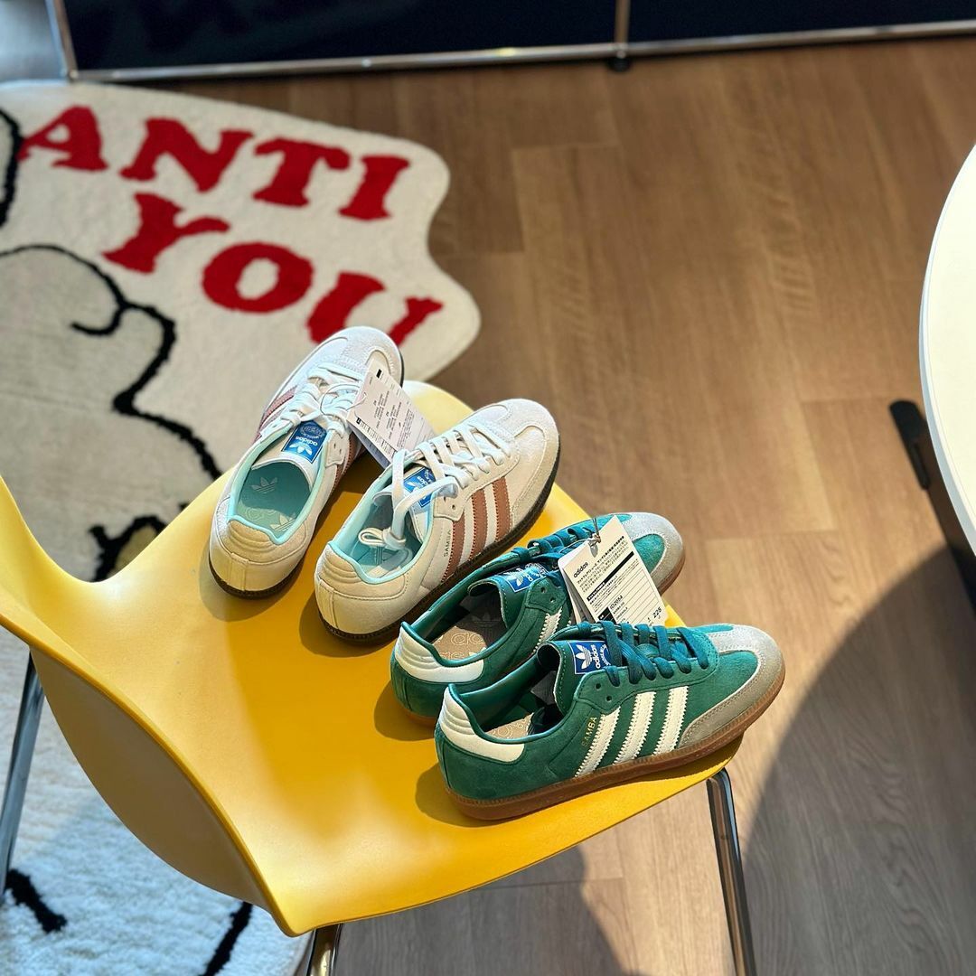 Adidas Originals Samba OG 森林綠 孔雀綠 咖啡牛奶 白灰 奶油 德訓鞋 男女尺寸 ID2054 ID2047