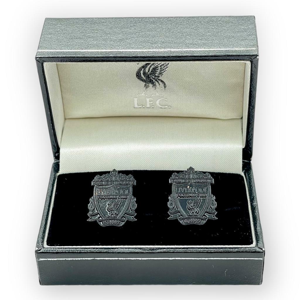 利物浦黑鋼色傳統會徽袖口扣
