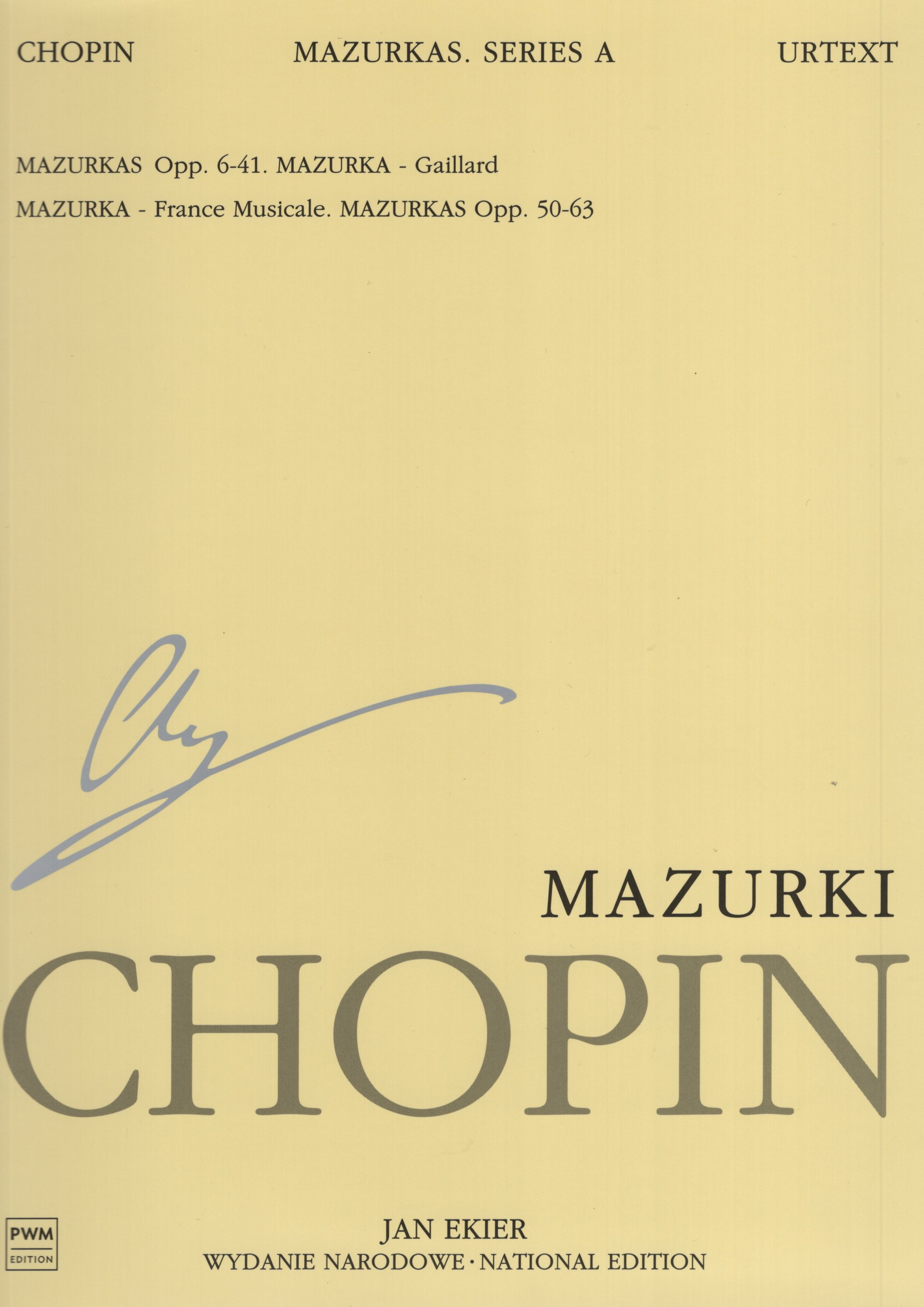 《Chopin: 馬厝卡舞曲集》波蘭國家版