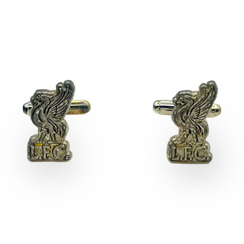 利物浦純銀色LFC會徽袖口扣