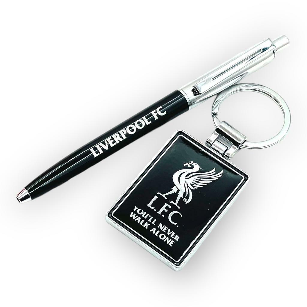 利物浦黑色名貴原子筆+鎖匙扣套裝