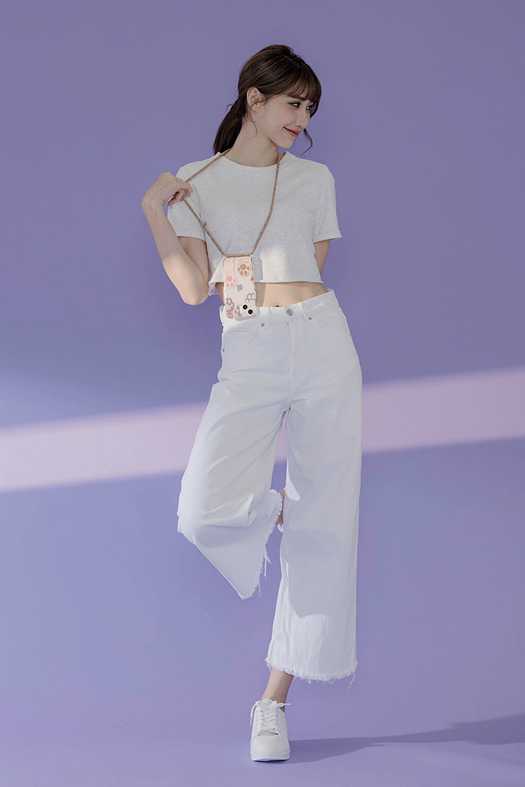 療癒小貓掌 - (客製化) iPhone透明掛繩手機殼