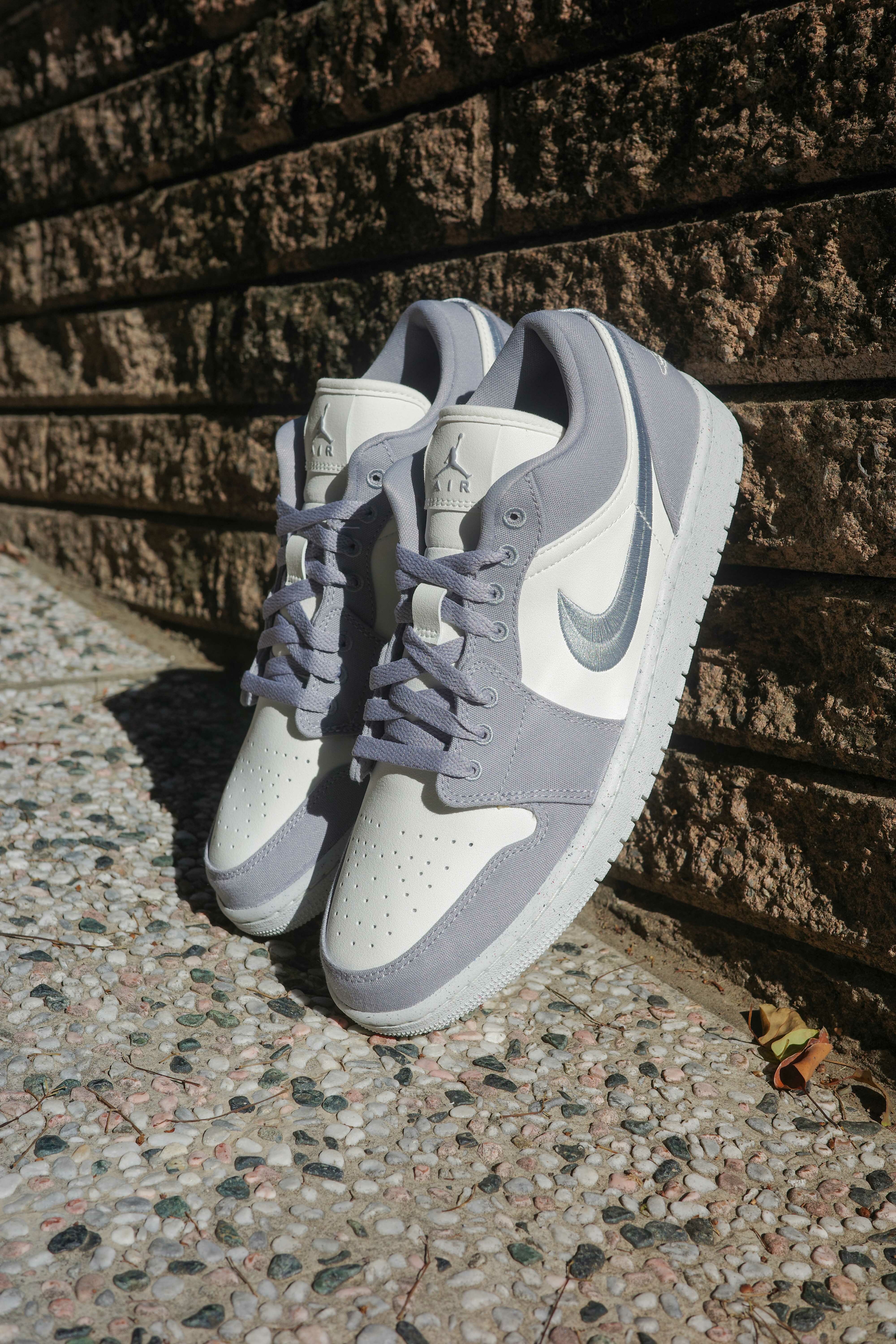 Nike Air Jordan 1 Low SE Light Steel Grey 高級灰 石樂灰 刺繡 DV0426-012