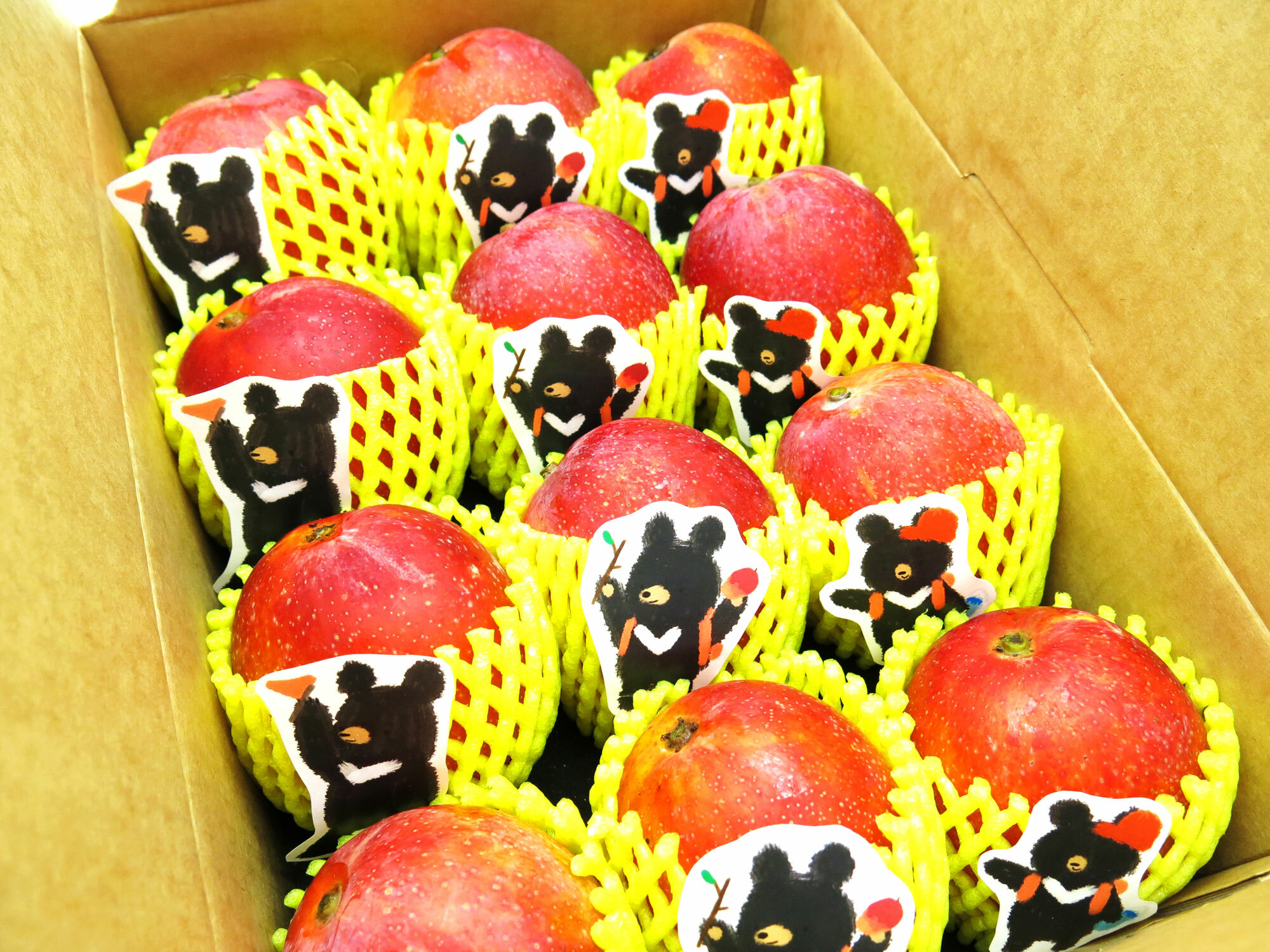 山林遠足熊枋山愛文芒果禮盒特級12粒5台斤裝(6-7台兩/粒)