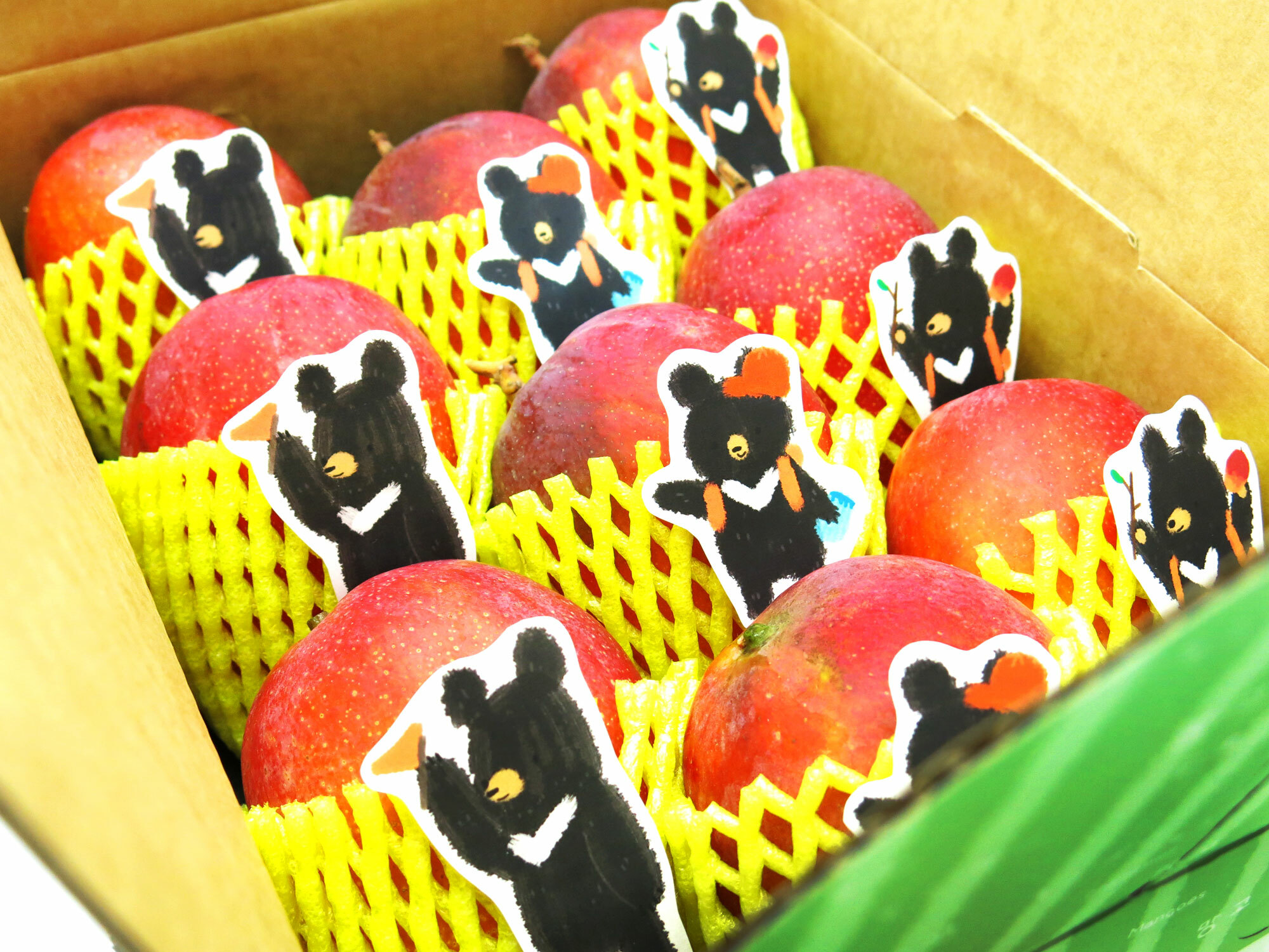 山林遠足熊枋山愛文芒果禮盒特級9粒5台斤裝(8-9台兩/粒)