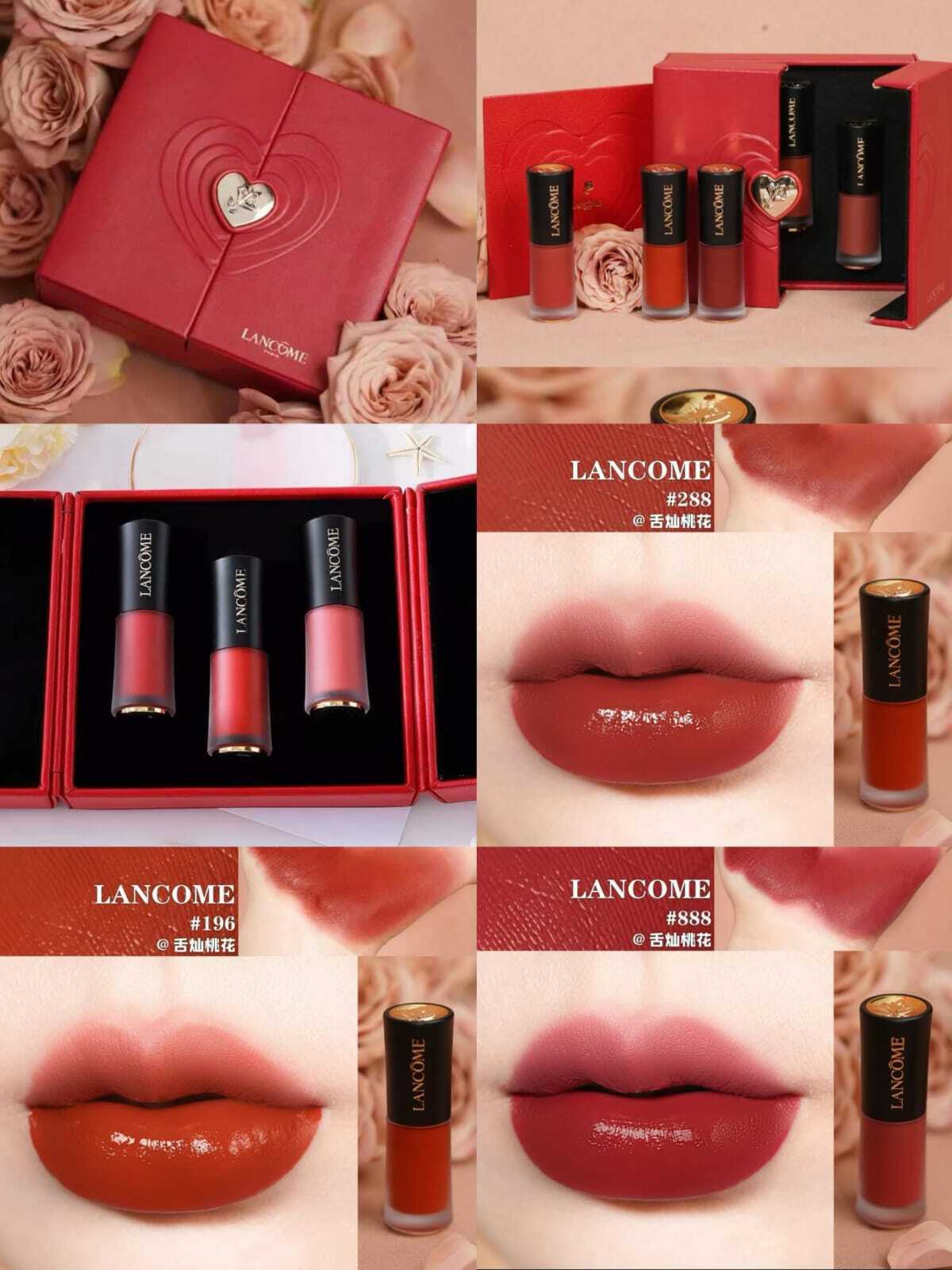 Lancome柔霧水唇釉禮盒/單支🎁