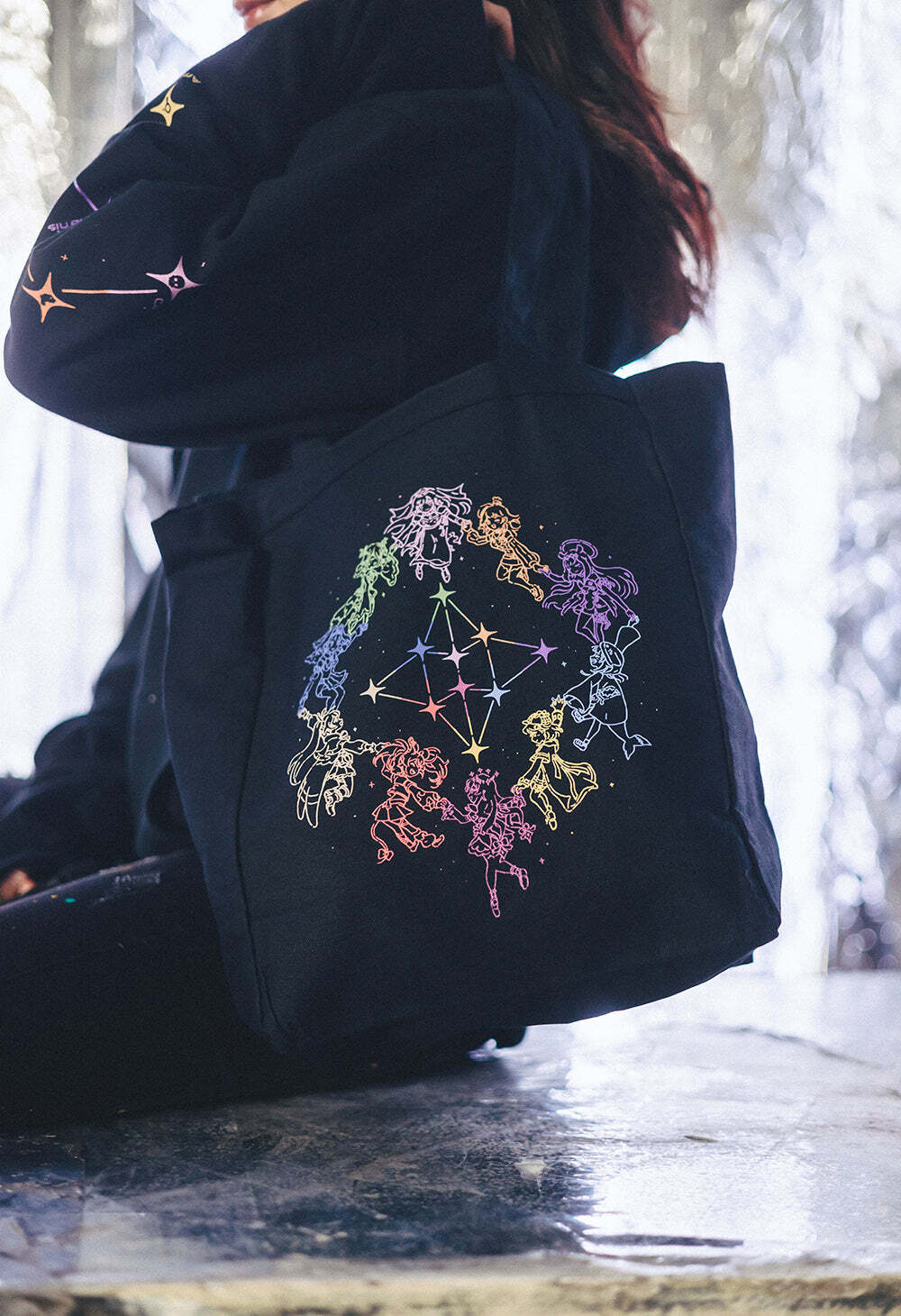 「再販」「官方代購」OMOCAT x hololive English 1st Concert -Connect the World #2 Tote Bag