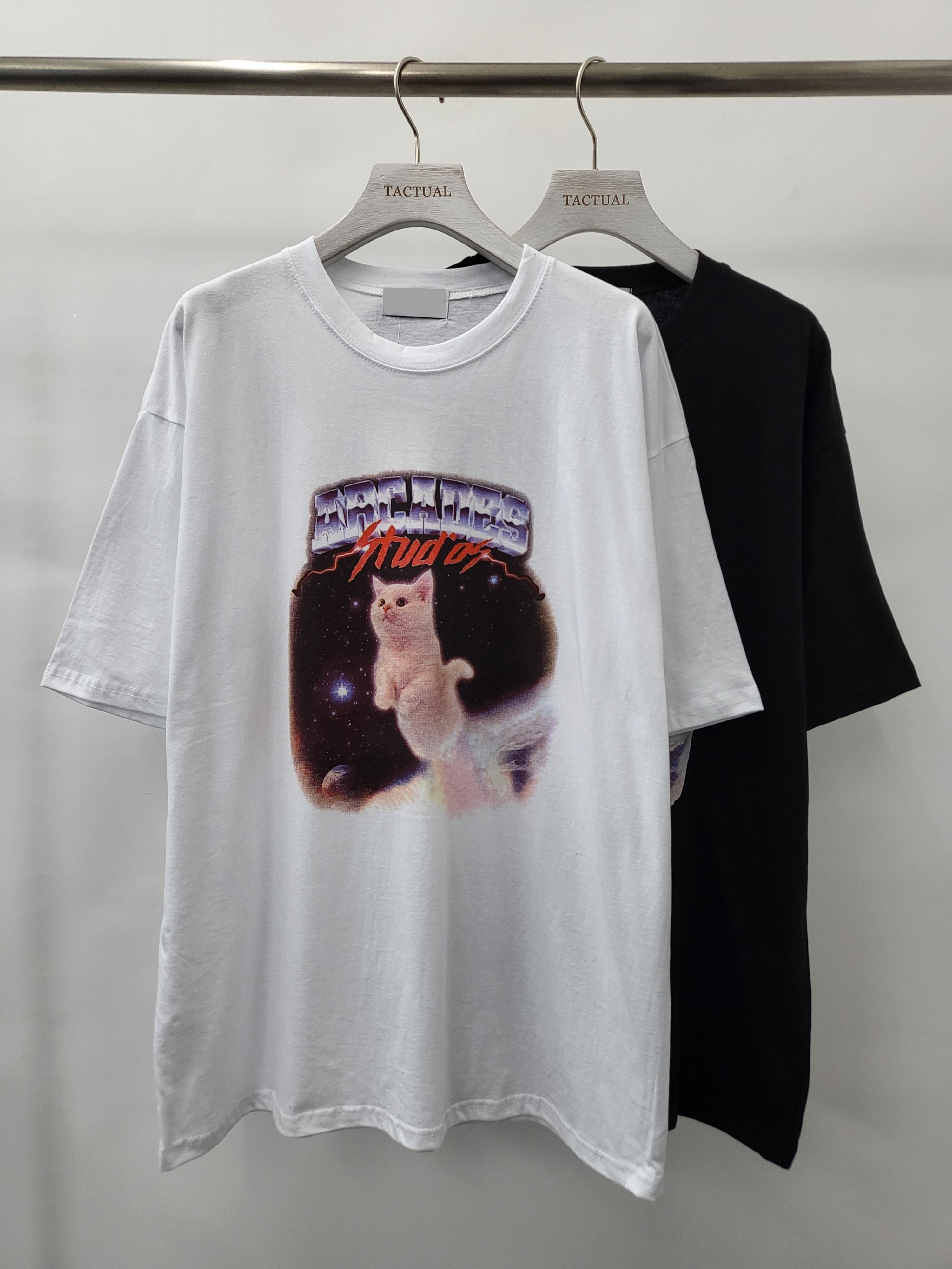 太空貓圖案短袖Tee T4902