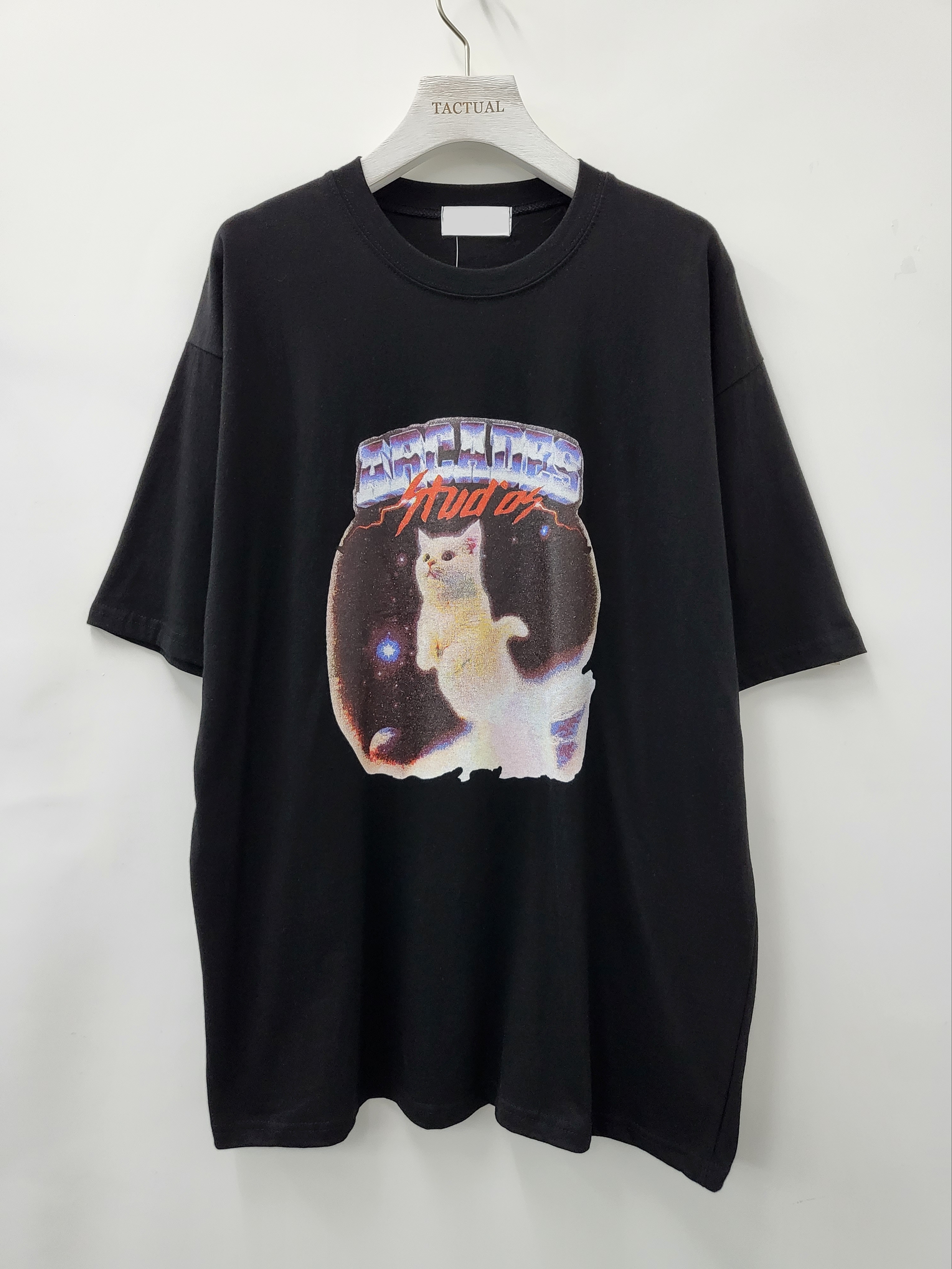 太空貓圖案短袖Tee T4902