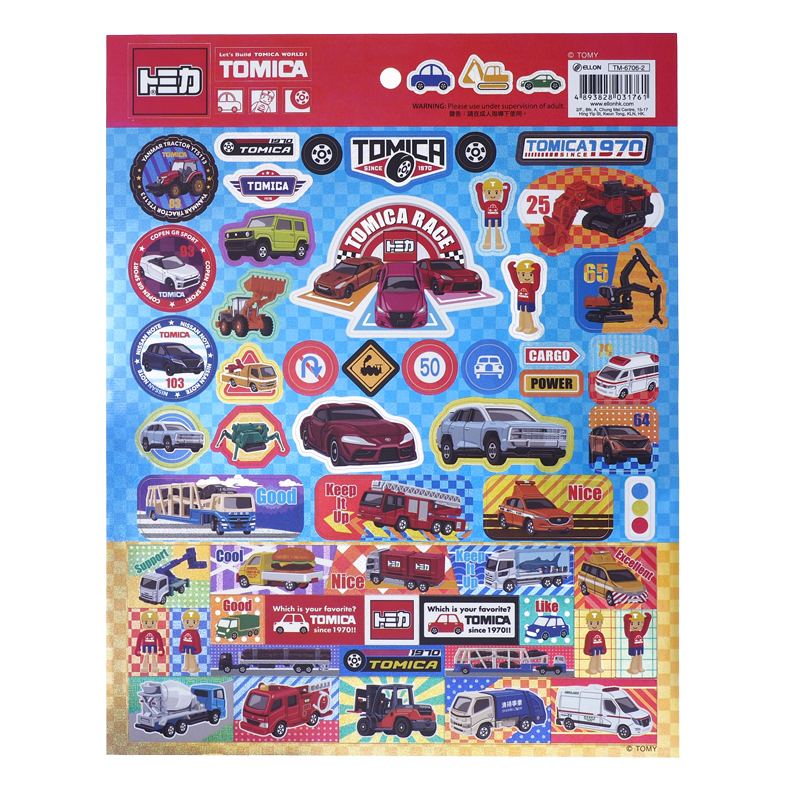 Tomica 鐳射貼紙 TM-6706-2