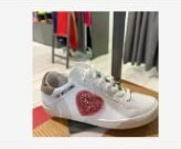 [S] LOVE MOSCHINO HEART GLITTER SNEAKERS,WHITE, JA15402G1EI4110A (SLM131)